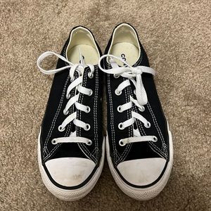 kids black converse
